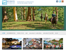 Tablet Screenshot of byronhinterland.com.au